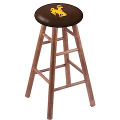 Maple Counter Stool in Medium Finish with Wyoming Seat