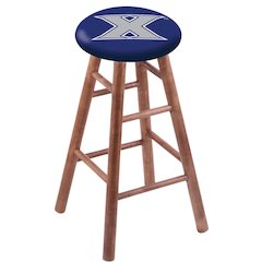 Maple Counter Stool in Medium Finish with Xavier Seat