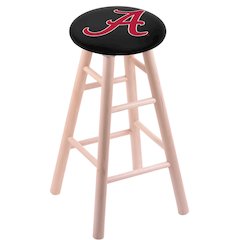 Maple Counter Stool in Natural Finish with Alabama Seat