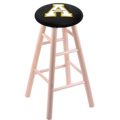 Maple Bar Stool in Natural Finish with Appalachian State Seat