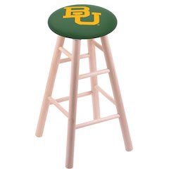 Maple Counter Stool in Natural Finish with Baylor Seat