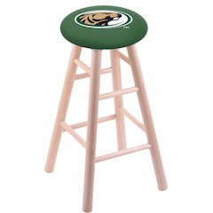 Maple Counter Stool in Natural Finish with Bemidji State Seat