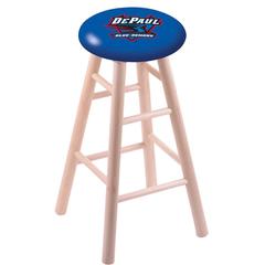 Maple Counter Stool in Natural Finish with DePaul Seat