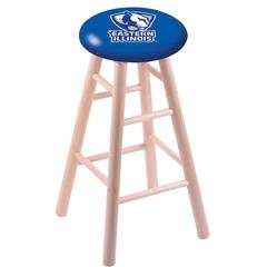 Maple Bar Stool in Natural Finish with Eastern Illinois Seat