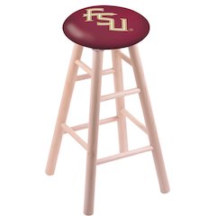 Maple Counter Stool in Natural Finish with Florida State (Script) Seat