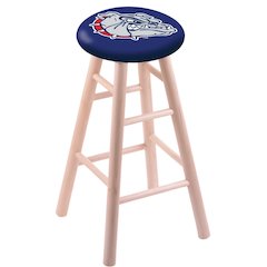 Maple Counter Stool in Natural Finish with Gonzaga Seat