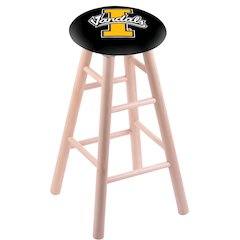 Maple Bar Stool in Natural Finish with Idaho Seat