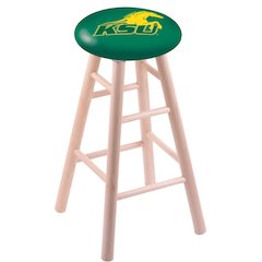 Maple Counter Stool in Natural Finish with Kentucky State University Seat