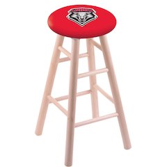 Maple Bar Stool in Natural Finish with New Mexico Seat