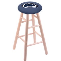 Maple Counter Stool in Natural Finish with Penn State Seat