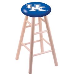 Maple Counter Stool in Natural Finish with Kentucky "UK" Seat