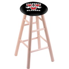 Maple Counter Stool in Natural Finish with Valdosta State Seat
