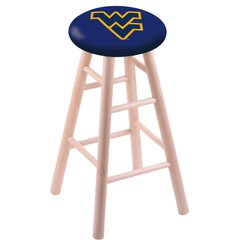 Maple Bar Stool in Natural Finish with West Virginia Seat