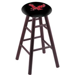 Oak Counter Stool in Dark Cherry Finish with Eastern Washington Seat