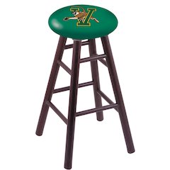 Oak Bar Stool in Dark Cherry Finish with Vermont Seat