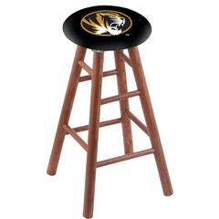Oak Counter Stool in Medium Finish with Missouri Seat