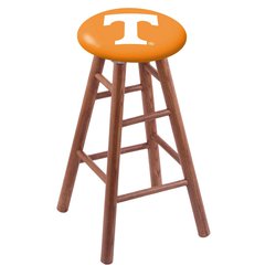 Oak Bar Stool in Medium Finish with Tennessee Seat
