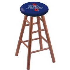 Oak Counter Stool in Medium Finish with Tulsa Seat