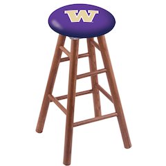 Oak Counter Stool in Medium Finish with Washington Seat