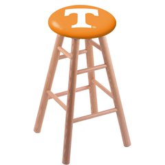 Oak Extra Tall Bar Stool in Natural Finish with Tennessee Seat