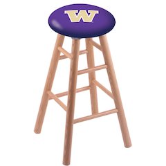 Oak Counter Stool in Natural Finish with Washington Seat