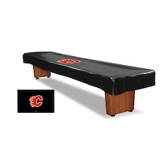 7' Calgary Flames Shuffleboard Table Cover