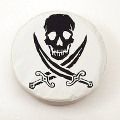 Jolly Roger (Rough) Tire Cover