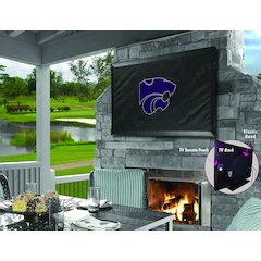 Kansas State TV Cover (TV sizes 30"-36") by Covers by HBS