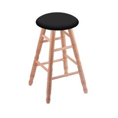 XL Oak Extra Tall Bar Stool in Natural Finish with Black Vinyl Seat