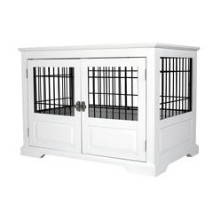 Fairview Triple Door Crate, Large, White