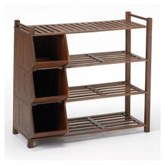 4-Tier Outdoor Shoe Rack Cubby