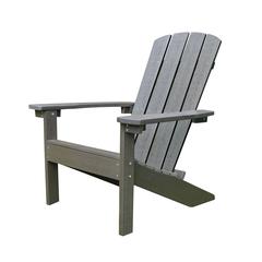 Lakeside Faux Wood Adirondack Chair, Espresso
