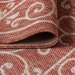 Charleston Vintage Filigree TetuWeave Red Indoor/Outdoor  Rug