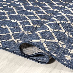 Ourika Moroccan Geometric TetuWeave  Indoor/Outdoor  Rug