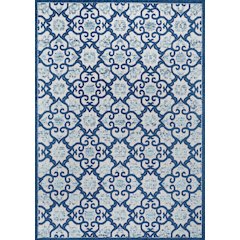 Gallia Tile Trellis High-Low Indoor/Outdoor Area Rug