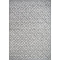 Portmany Neutral Diamond Trellis Indoor/Outdoor Area Rug