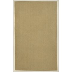 Camden Farmhouse Cottage Border Jute Natural/Beige 4 ft. x 6 ft. Area Rug
