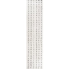 Pele Modern Geometric Dot Shag Area Rug