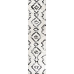Deia Moroccan Style Diamond Shag Area Rug