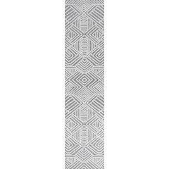 Jordan High-Low Pile Art Deco Geometric Indoor/Outdoor Area Rug