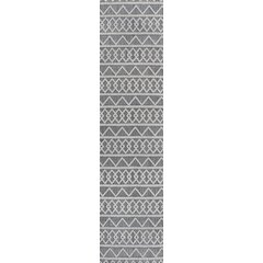 Aylan High-Low Pile Knotted Trellis Geometric Indoor/Outdoor Area Rug