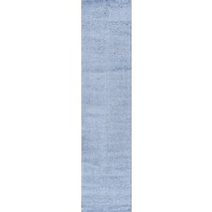 Haze Solid Low Pile Area Rug Classic Blue
