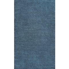 Haze Solid Low Pile Area Rug Turquoise