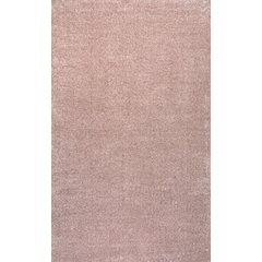 Haze Solid Low Pile Area Rug Pink
