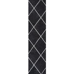 Cole Minimalist Diamond Trellis Area Rug