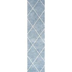 Cole Minimalist Diamond Trellis Area Rug