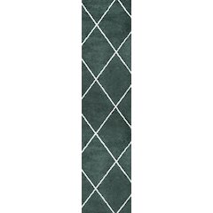 Cole Minimalist Diamond Trellis Area Rug