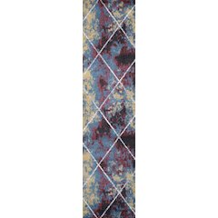 Cole Minimalist Diamond Trellis Area Rug