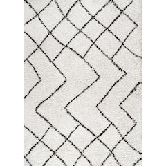 Inca Moroccan Diamond Shag Area Rug