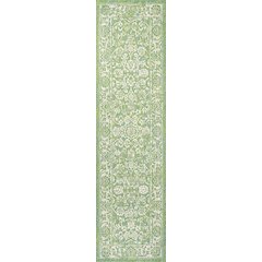 Tela Bohemian Textured Weave Floral Indoor/Outdoor Area Rug